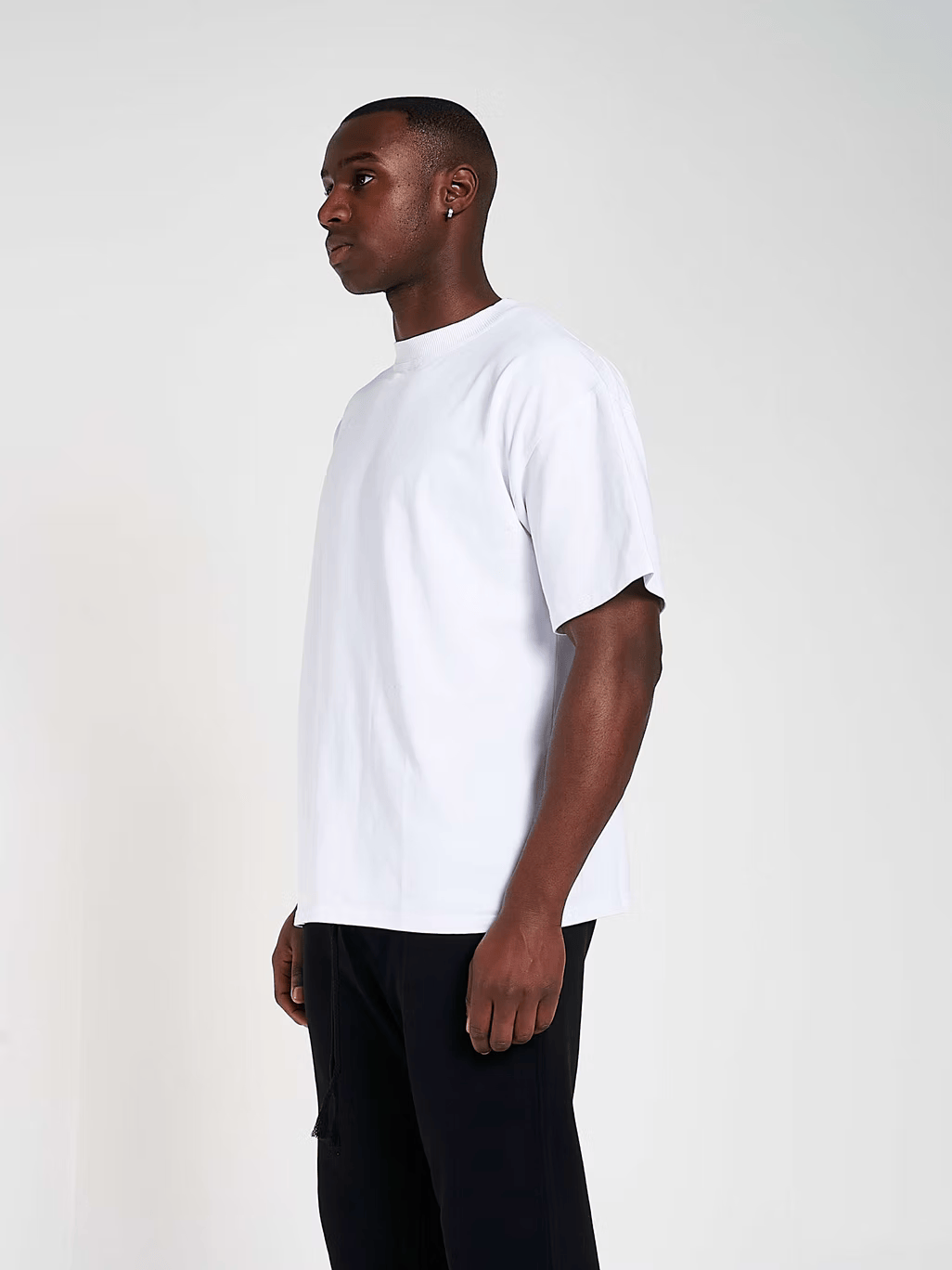 KAIZEN MARKET BLANK HEAVYWEIGHT TEE WHITE — XS — Back View