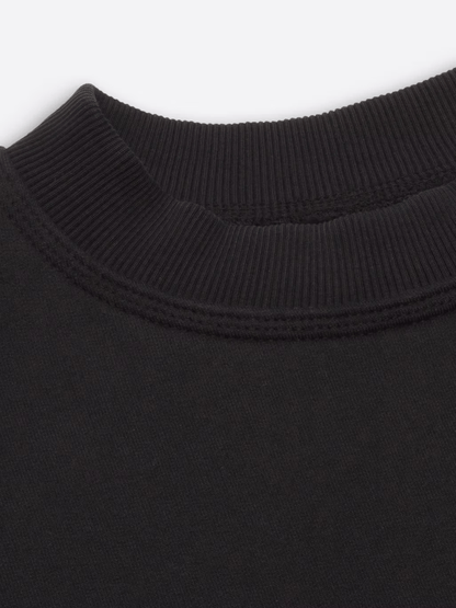 KAIZEN MARKET BLANK HEAVYWEIGHT TEE BLACK — XS — Side View