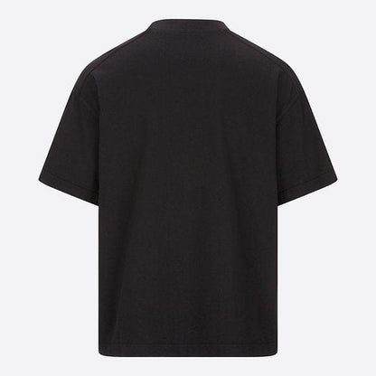 KAIZEN MARKET HEAVYWEIGHT BLACK TEE — SMALL — Back View