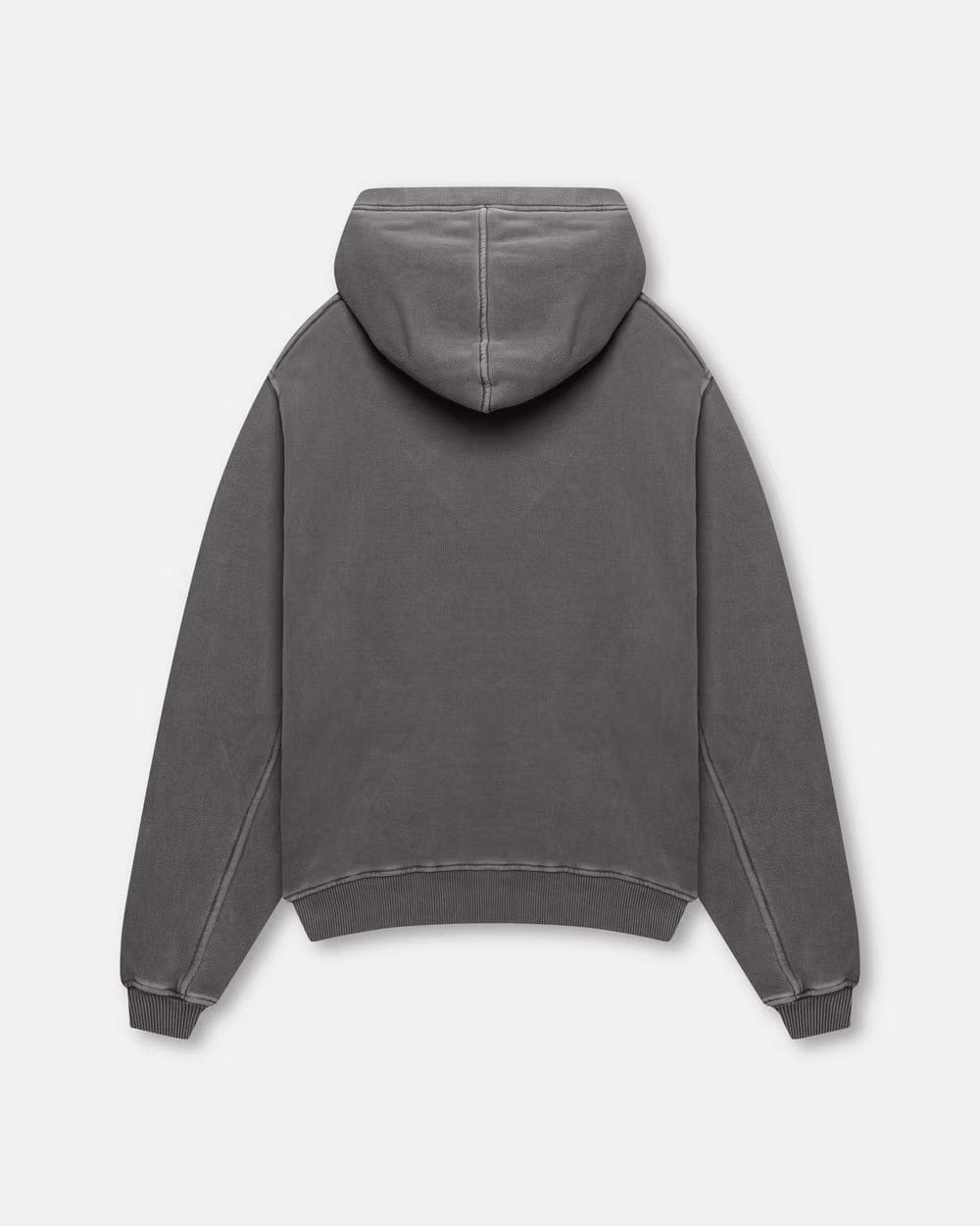 KAIZEN MARKET BLANK HEAVYWEIGHT WASHED HOODIE — XS — Side View