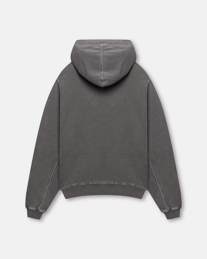 KAIZEN MARKET BLANK HEAVYWEIGHT WASHED HOODIE — XS — Side View