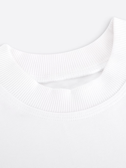 KAIZEN MARKET BLANK HEAVYWEIGHT TEE WHITE — XS — Side View