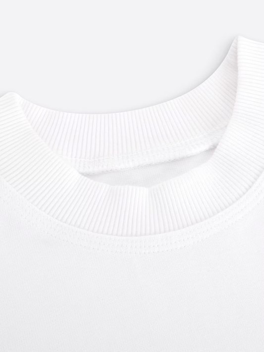 KAIZEN MARKET BLANK HEAVYWEIGHT TEE WHITE — XS — Side View