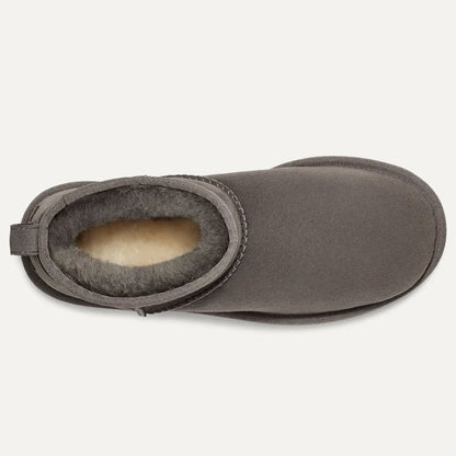 UGG Classic Ultra Mini Boot Grey (Wmns) — UK 1 — Detail View