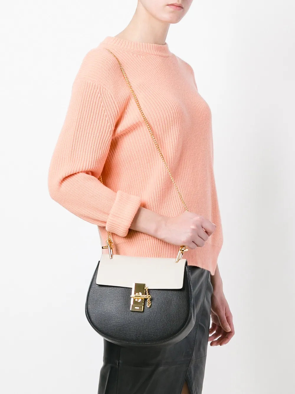 Chloe Drew Shoulder Bag — Same as shown — Size One Size — Side View