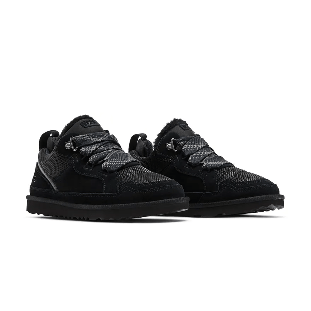 UGG Lowmel 'Black' (Kids) — UK 1 — Back View