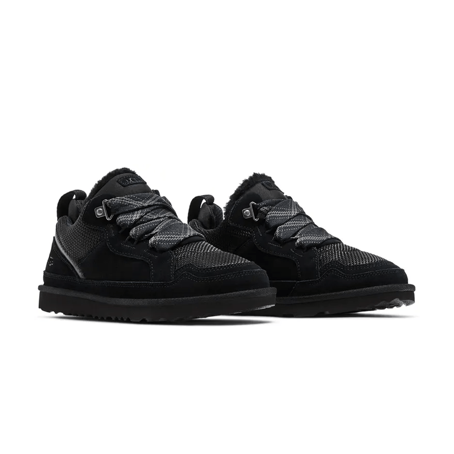 UGG Lowmel 'Black' (Kids) — UK 1 — Back View