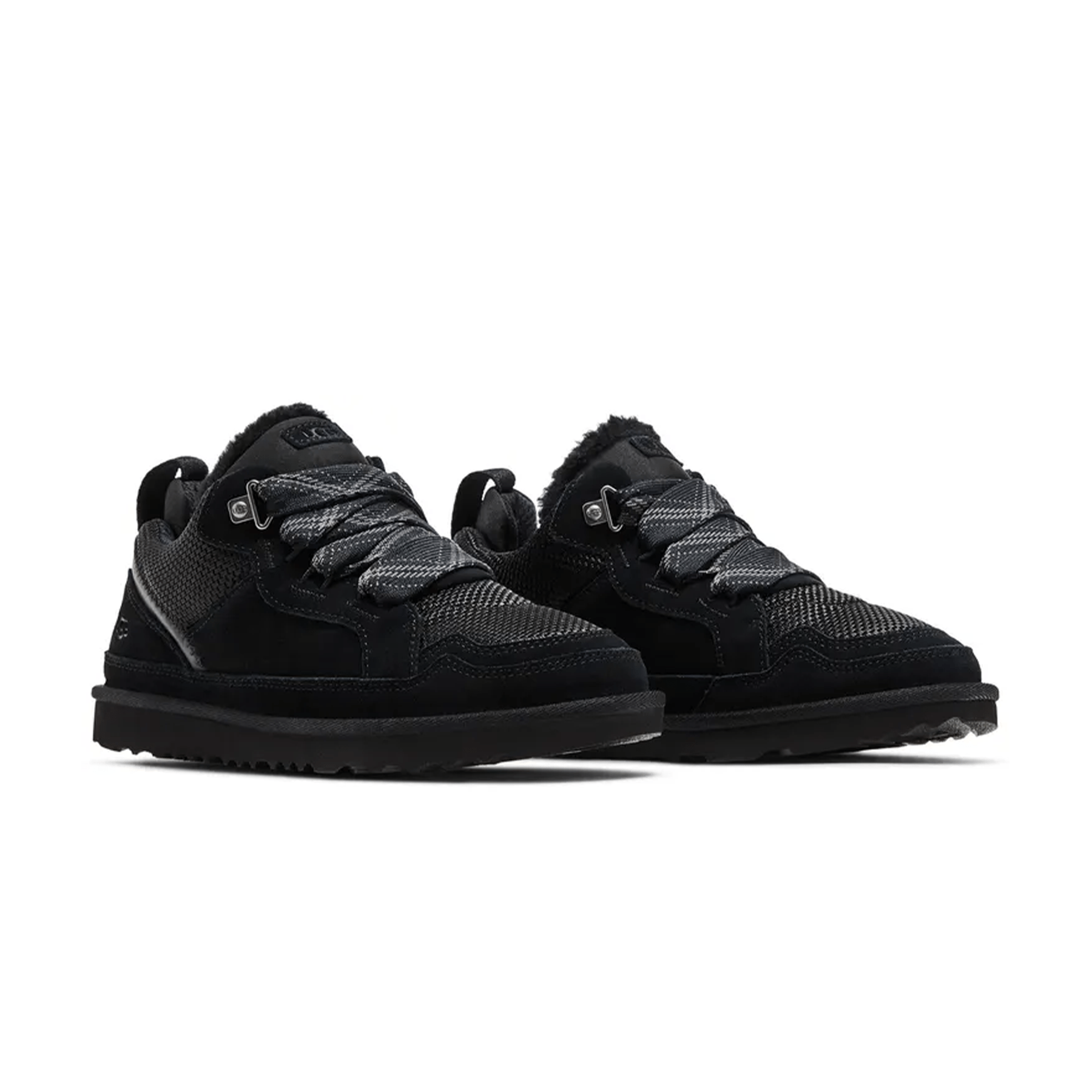 UGG Lowmel 'Black' (Kids) — UK 1 — Back View