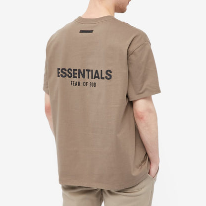 FEAR OF GOD ESSENTIALS T-shirt (SS21) Taupe — XXS — Top View