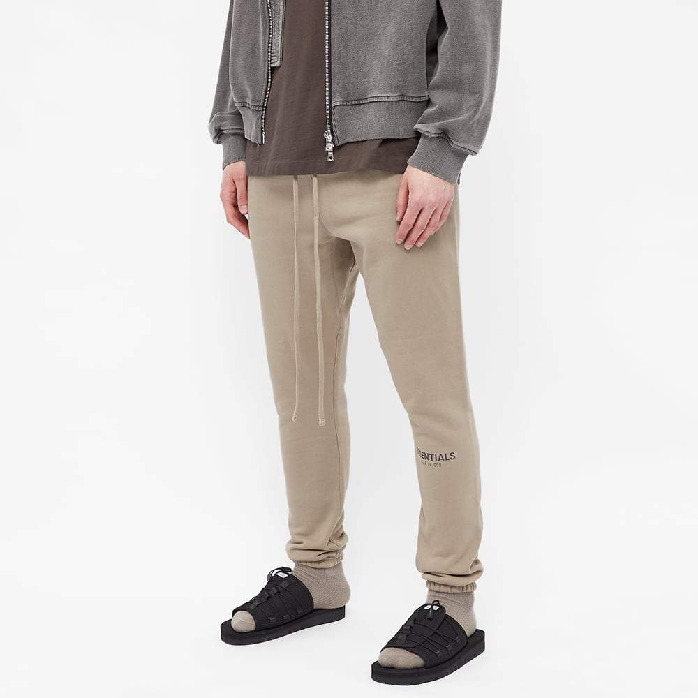 FEAR OF GOD ESSENTIALS Sweatpants (SS21) Moss/Goat — XXS — Side View