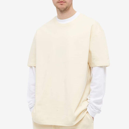 FEAR OF GOD ESSENTIALS T-shirt (SS21) Cream/Buttercream — XXS — Back View