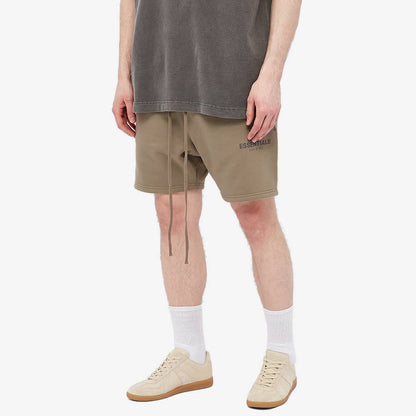 FEAR OF GOD ESSENTIALS Shorts (SS21) Taupe — XXS — Back View