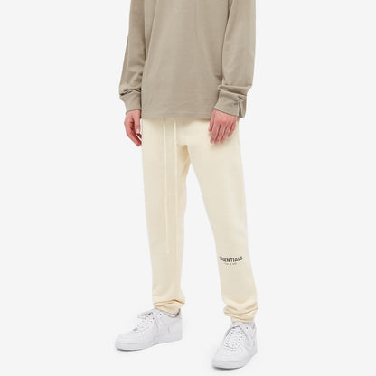FEAR OF GOD ESSENTIALS Sweatpants (SS21) Cream/Buttercream — XXS — Back View