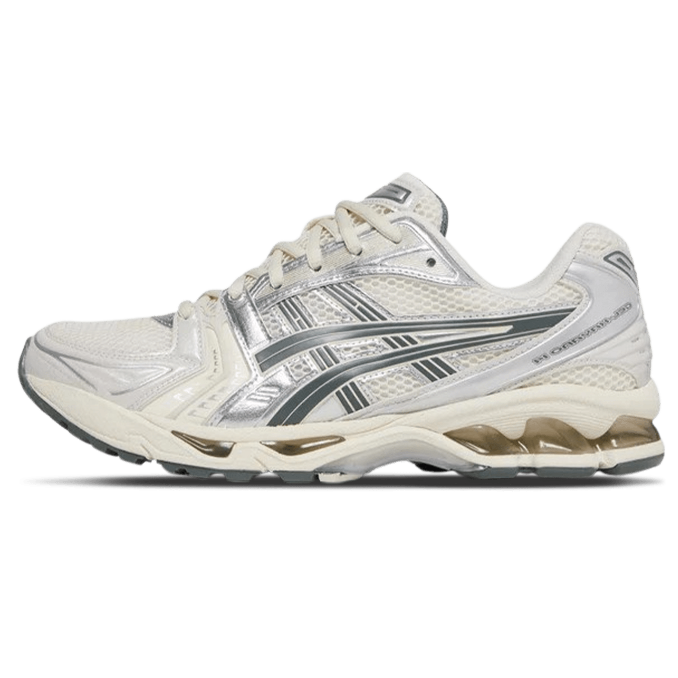 Asics Gel Kayano 14 'Birch Dark Pewter' — UK 3 | EU 36 | US 4 — Front View