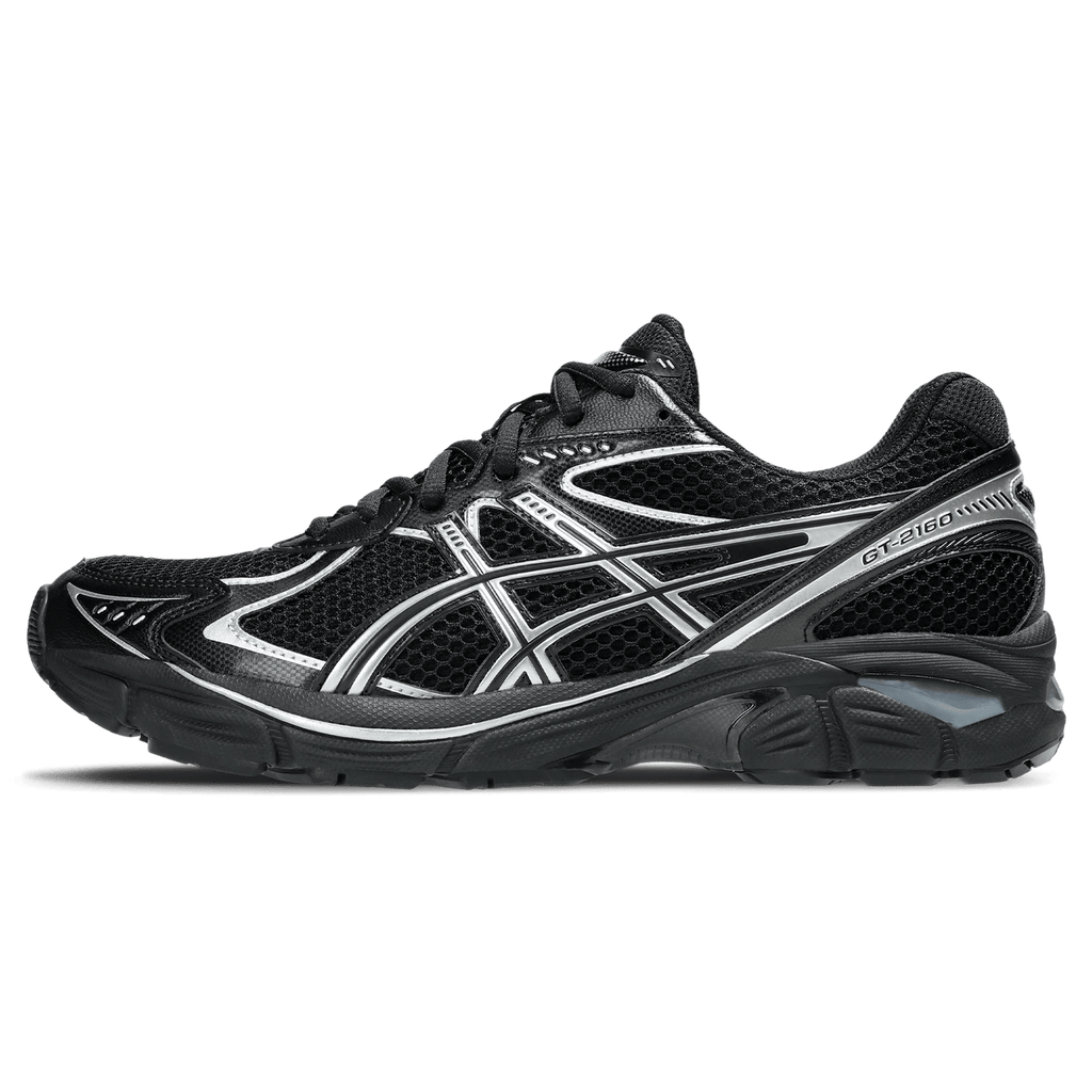 Asics GT 2160 'Black Pure Silver' — UK 3 | EU 36 | US 4 — Front View