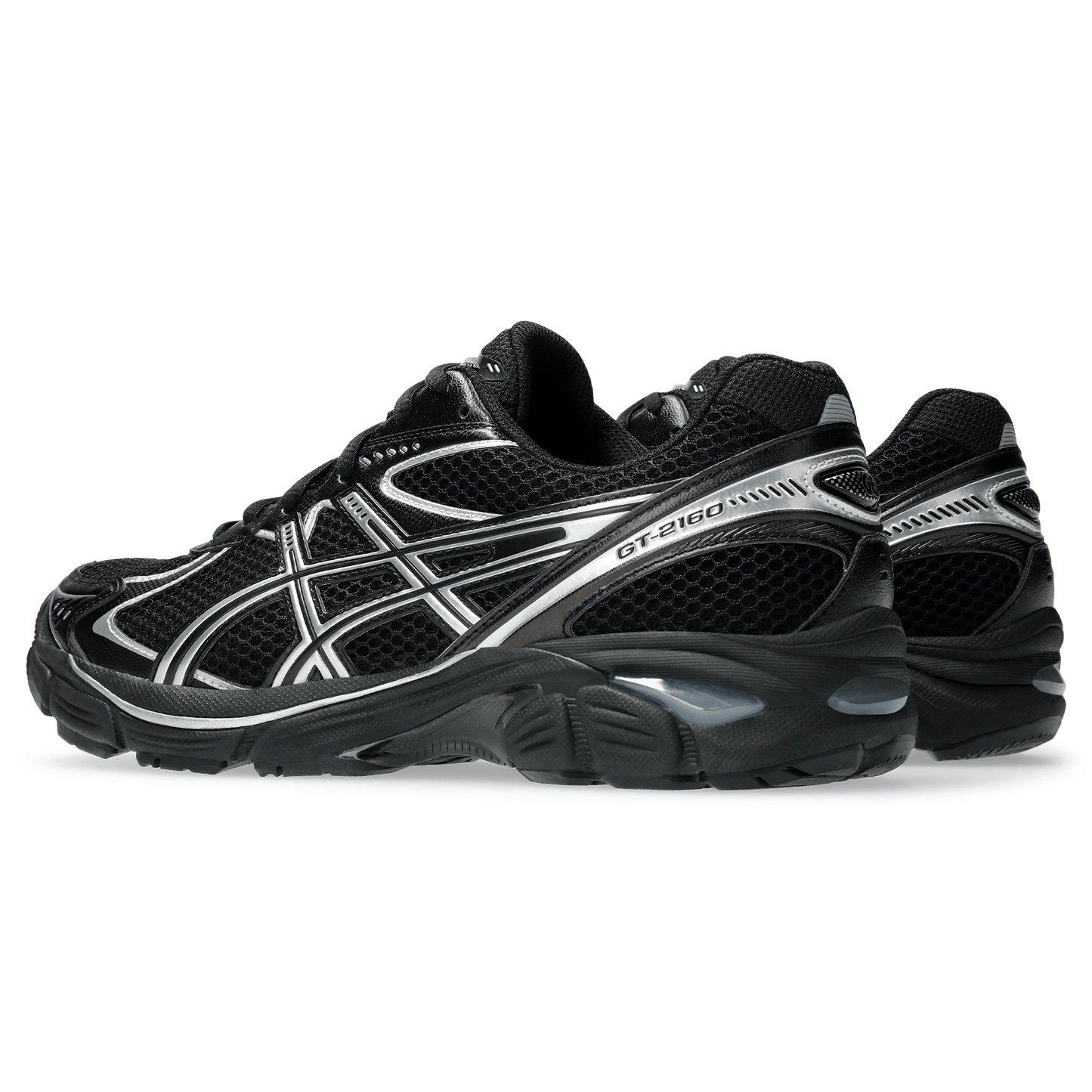 Asics GT 2160 'Black Pure Silver' — UK 3 | EU 36 | US 4 — Top View