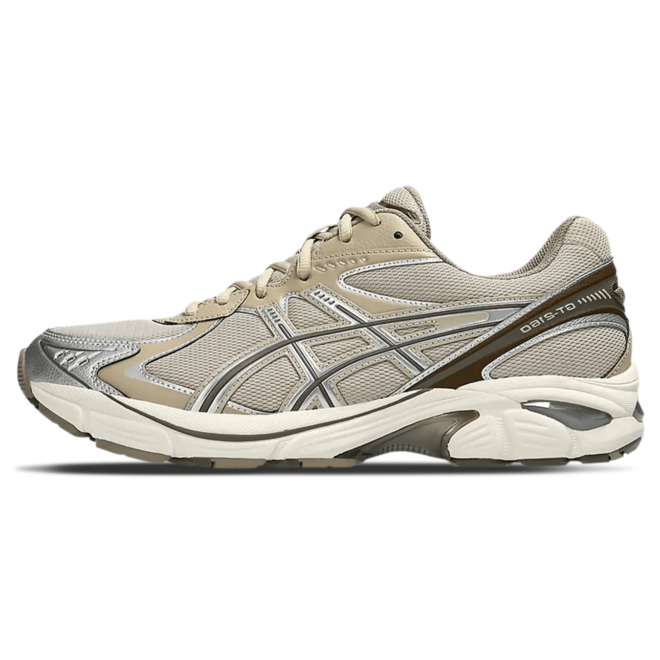 Asics GT 2160 'Feather Grey Brown Storm' — UK 3 | EU 36 | US 4 — Front View