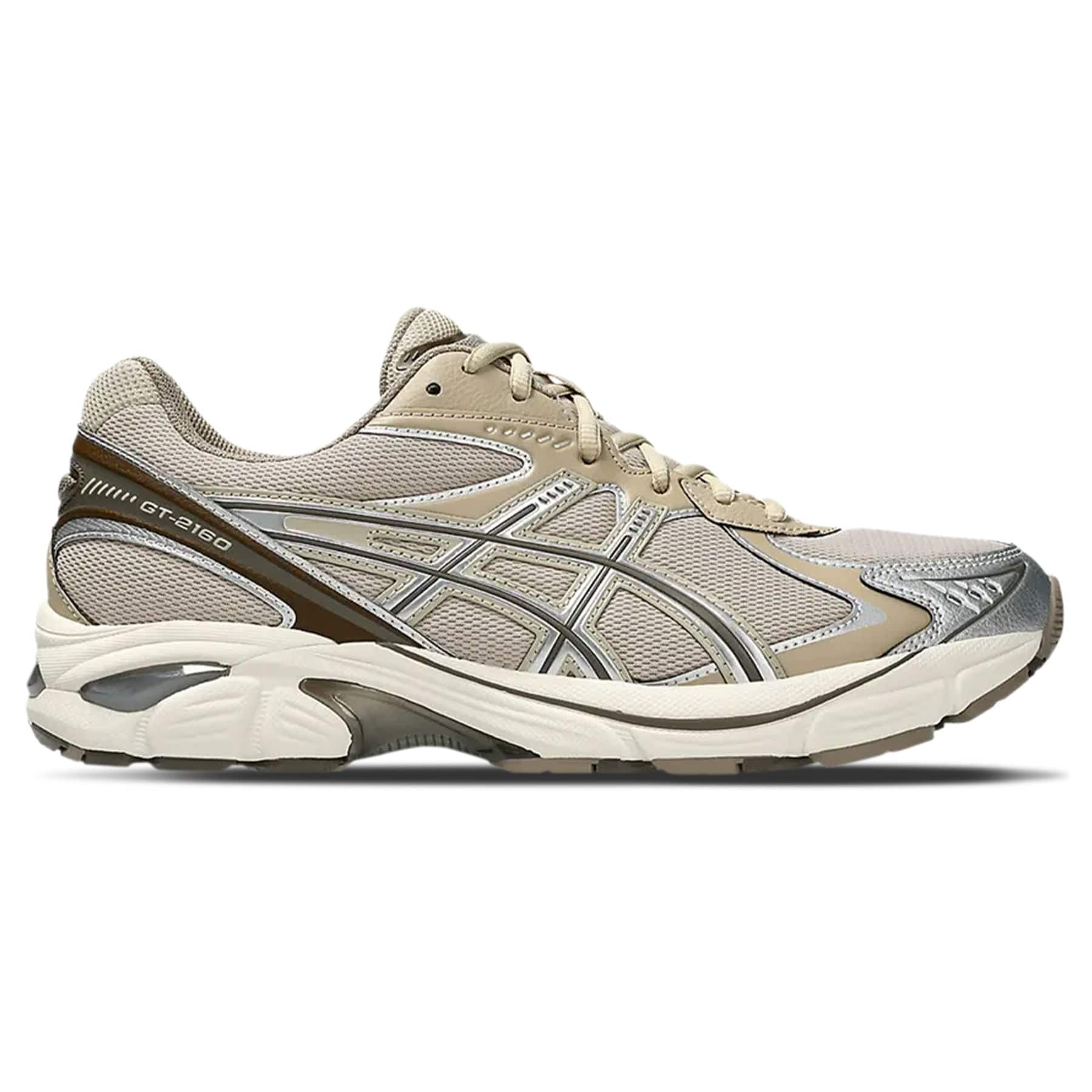 Asics GT 2160 'Feather Grey Brown Storm' — UK 3 | EU 36 | US 4 — Side View