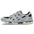 Asics Gel NYC 'Black Piedmont Grey' — UK 3 | EU 36 | US 4 — Front View