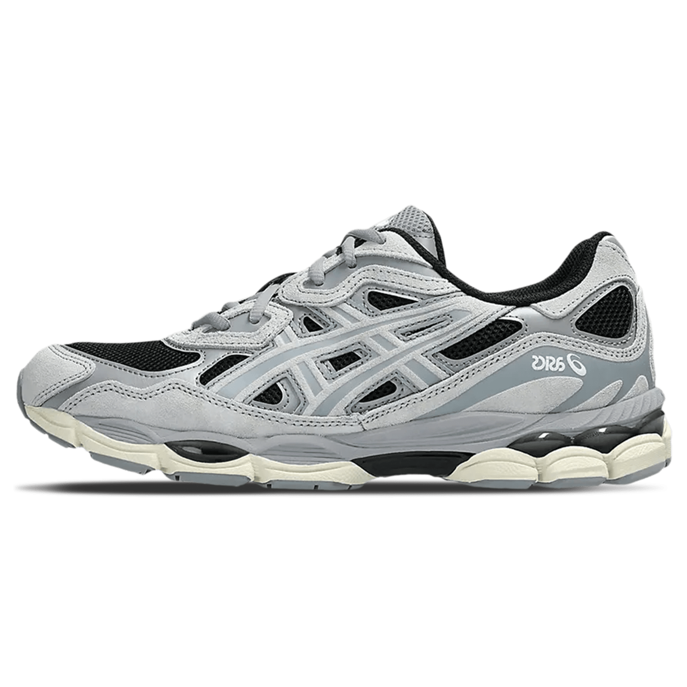 Asics Gel NYC 'Black Piedmont Grey' — UK 3 | EU 36 | US 4 — Front View