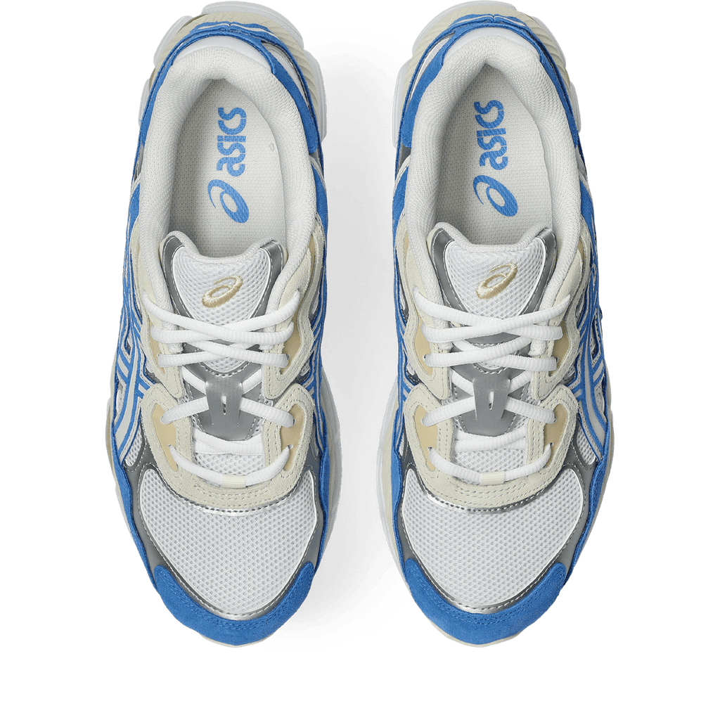 ASICS Gel NYC 'White Blue Coast' — UK 3 | EU 36 | US 4 — Lifestyle View
