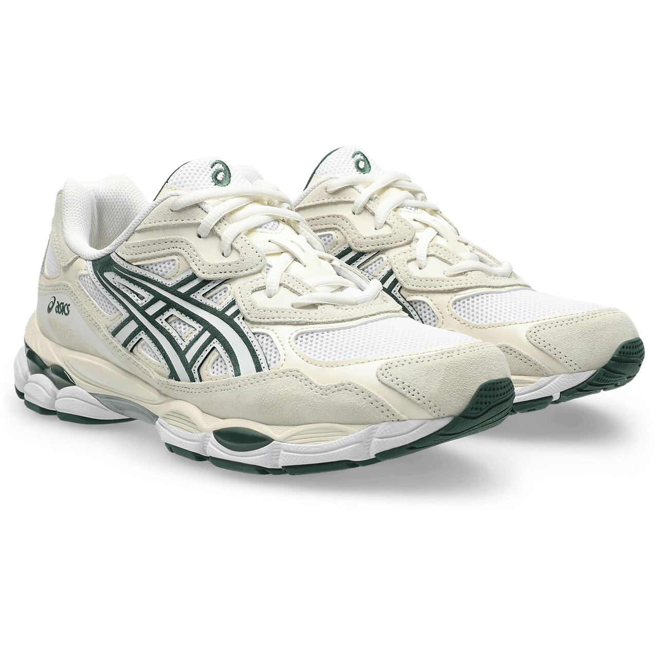 ASICS Gel NYC 'Ivory Forest Night' — UK 3 | EU 36 | US 4 — Back View