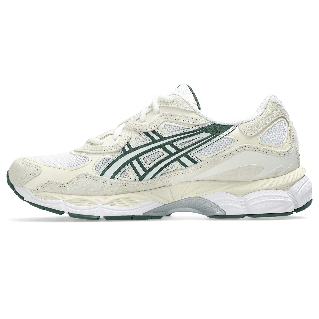 ASICS Gel NYC 'Ivory Forest Night' — UK 3 | EU 36 | US 4 — Side View