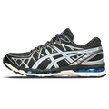 Asics Gel Kayano 20 'Black Silver Blue' — UK 3 | EU 36 | US 4 — Front View