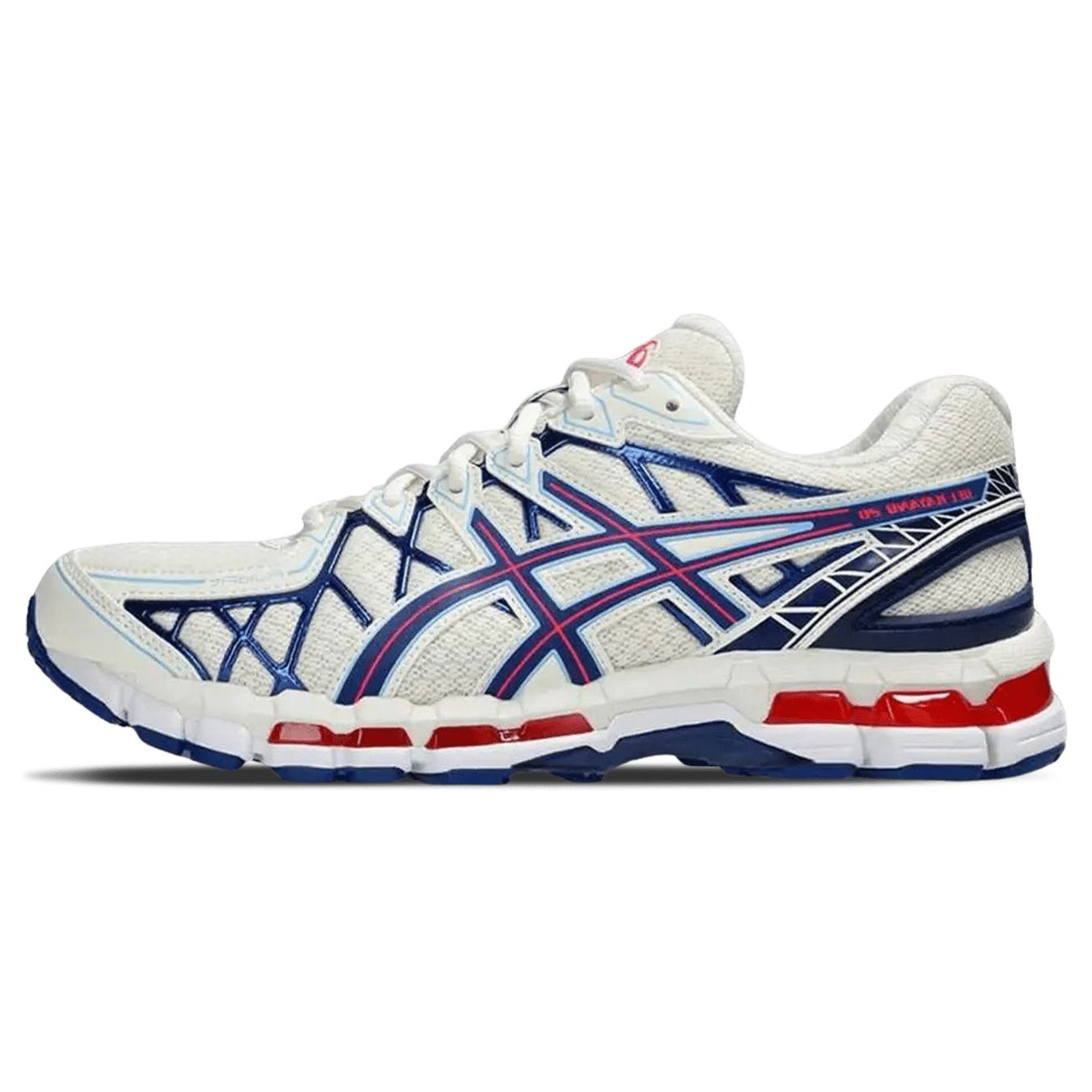 Asics Gel Kayano 20 'Cream Deep Marine' — UK 3 | EU 36 | US 4 — Front View