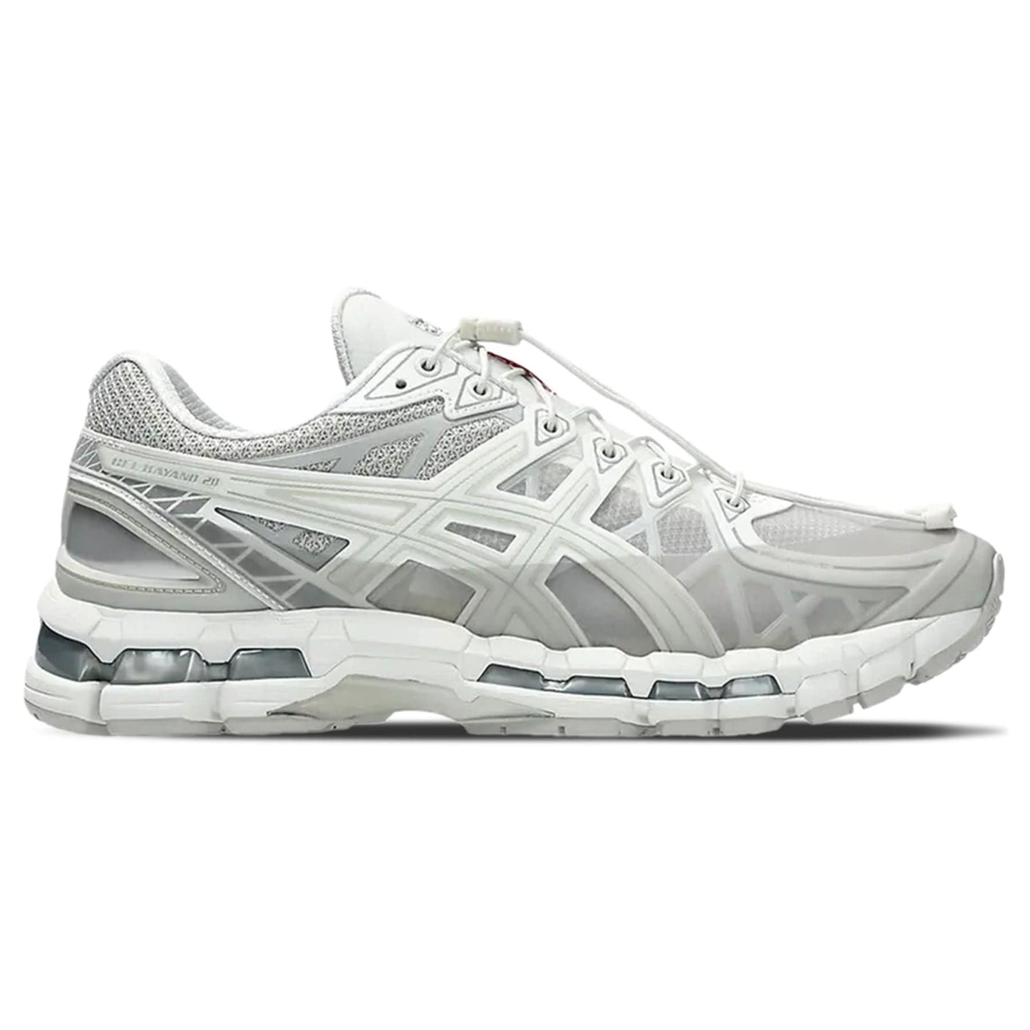 UNAFFECTED x Asics Gel Kayano 20 'Cream' — UK 3 | EU 36 | US 4 — Side View