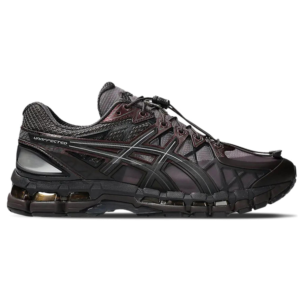 UNAFFECTED x Asics Gel Kayano 20 'Dark Cherry' — UK 3 | EU 36 | US 4 — Side View