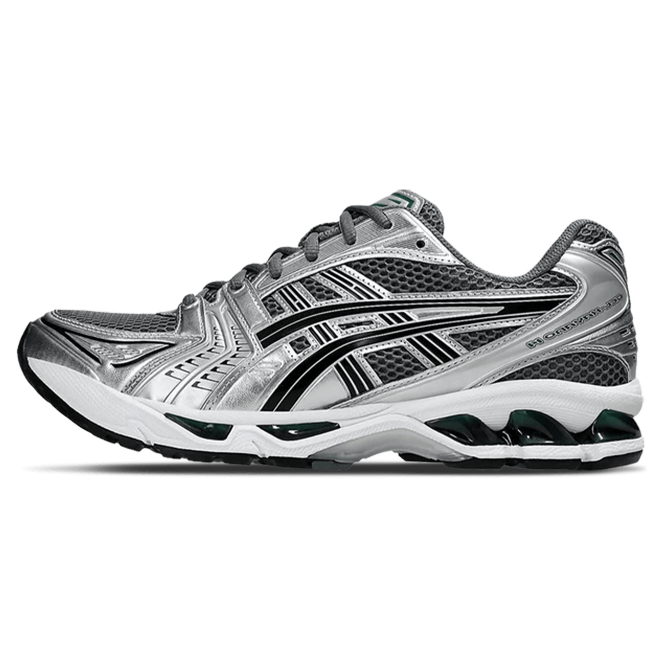 Asics Gel Kayano 14 'Metropolis Jasper Green' — UK 3 | EU 36 | US 4 — Front View