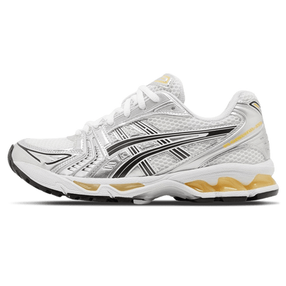 Asics Gel Kayano 14 'White Tai-Chi Yellow' — UK 3 | EU 36 | US 4 — Front View