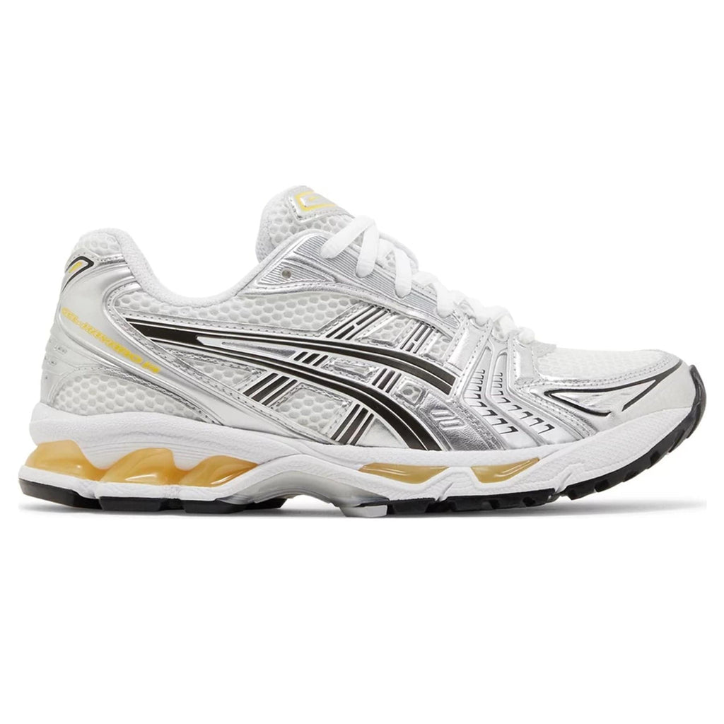 Asics Gel Kayano 14 'White Tai-Chi Yellow' — UK 3 | EU 36 | US 4 — Side View