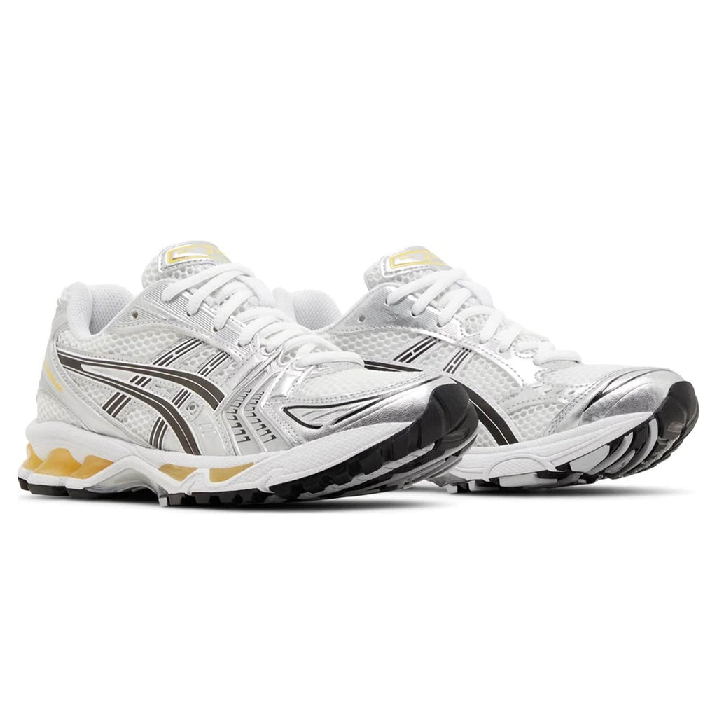 Asics Gel Kayano 14 'White Tai-Chi Yellow' — UK 3 | EU 36 | US 4 — Top View