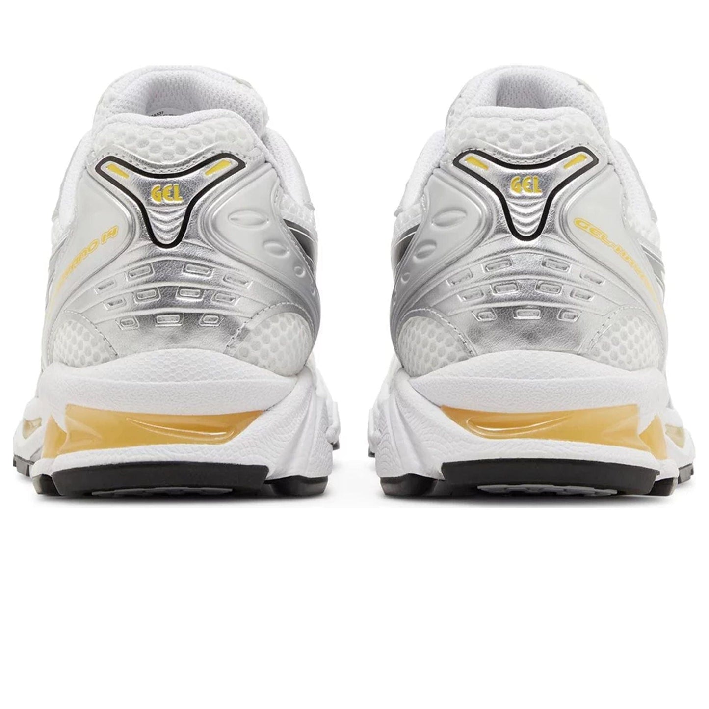 Asics Gel Kayano 14 'White Tai-Chi Yellow' — UK 3 | EU 36 | US 4 — Back View