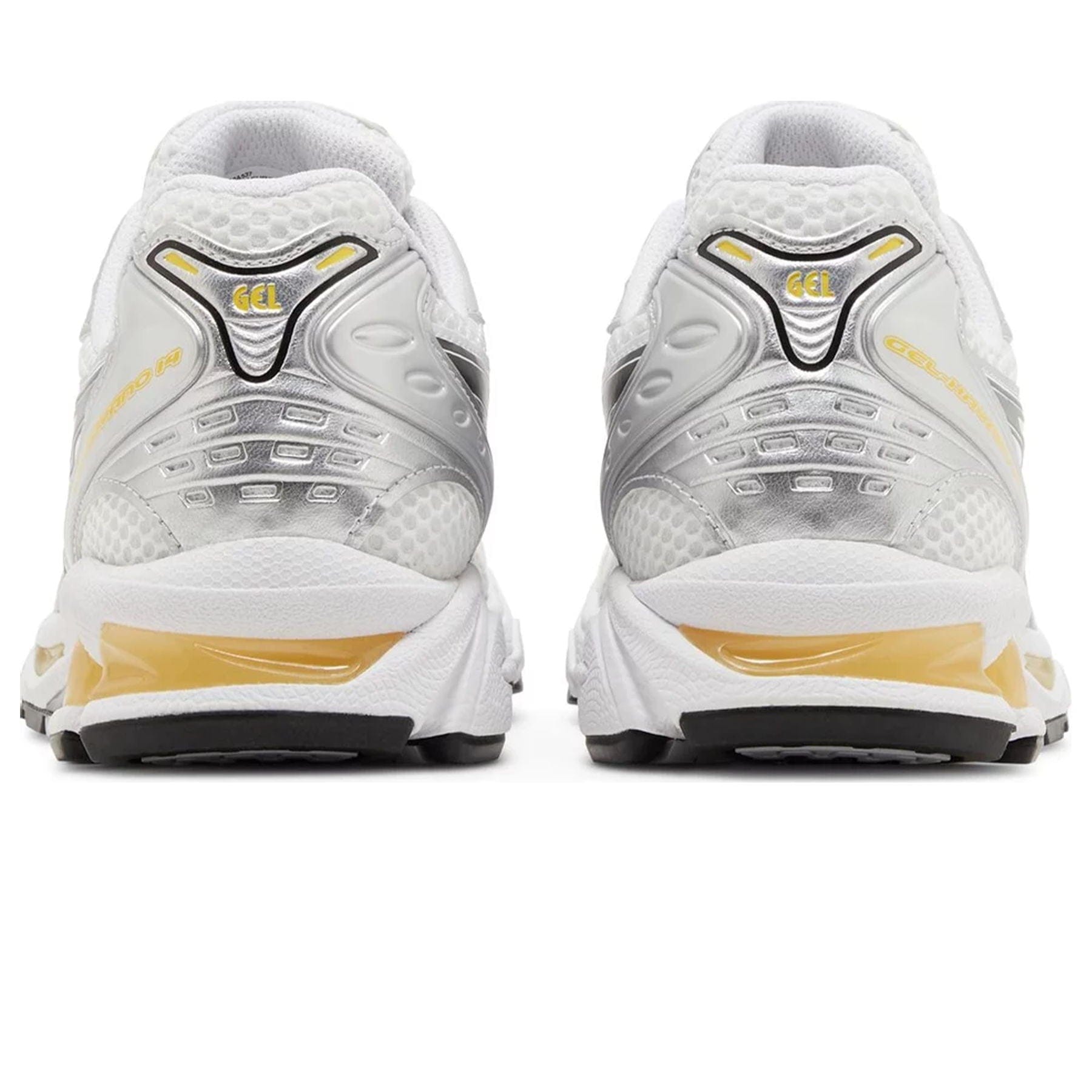 Asics Gel Kayano 14 'White Tai-Chi Yellow' — UK 3 | EU 36 | US 4 — Back View