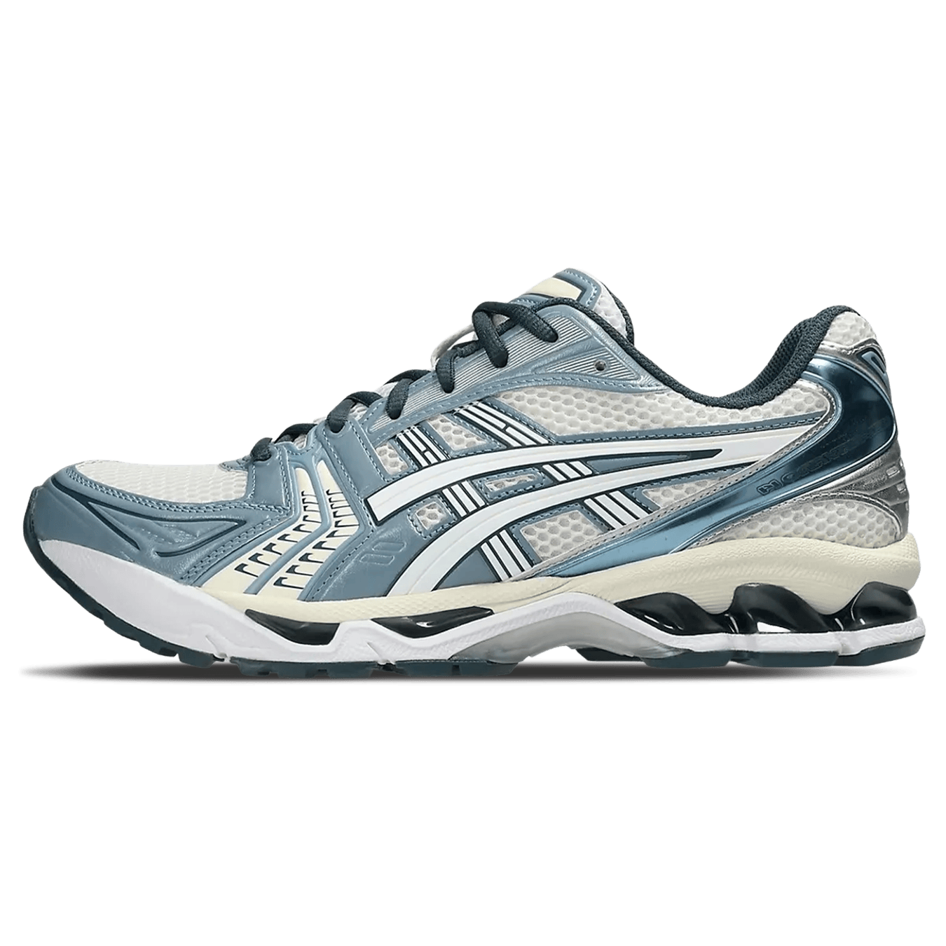ASICS Gel Kayano 14 'Cream Raw Indigo' — UK 3 | EU 36 | US 4 — Front View