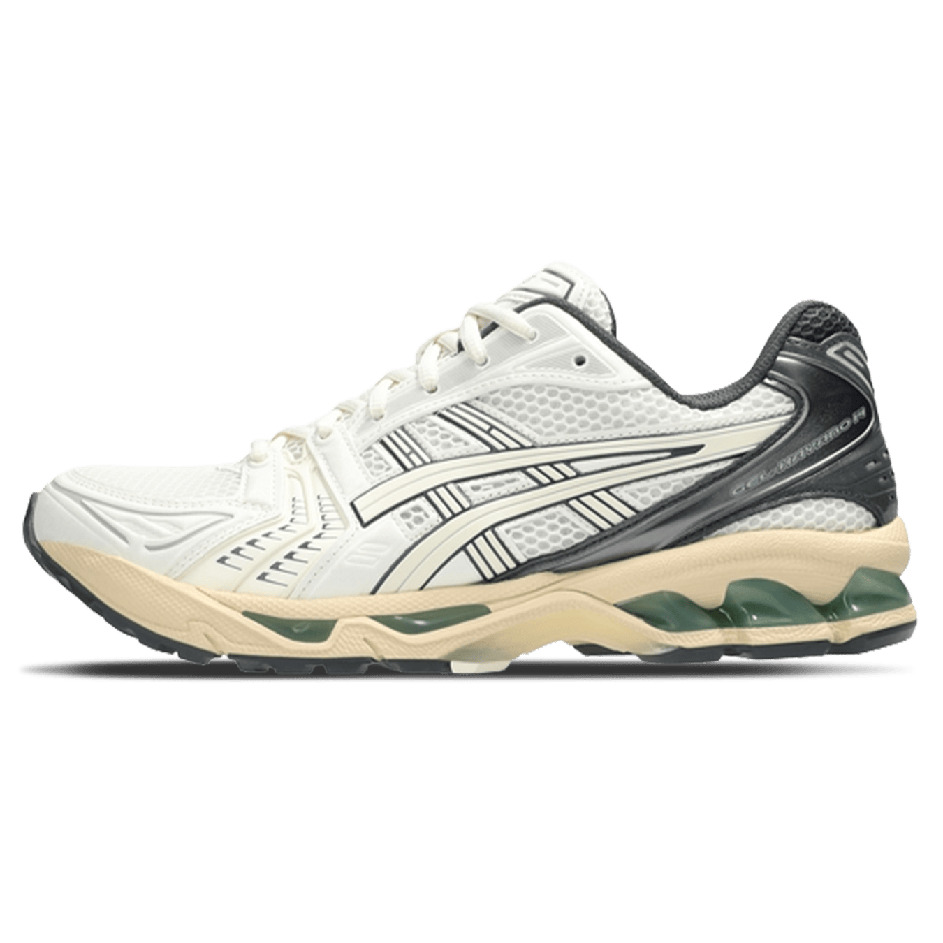 ASICS Gel Kayano 14 'Cream Obsidian Grey' — UK 3 | EU 36 | US 4 — Front View