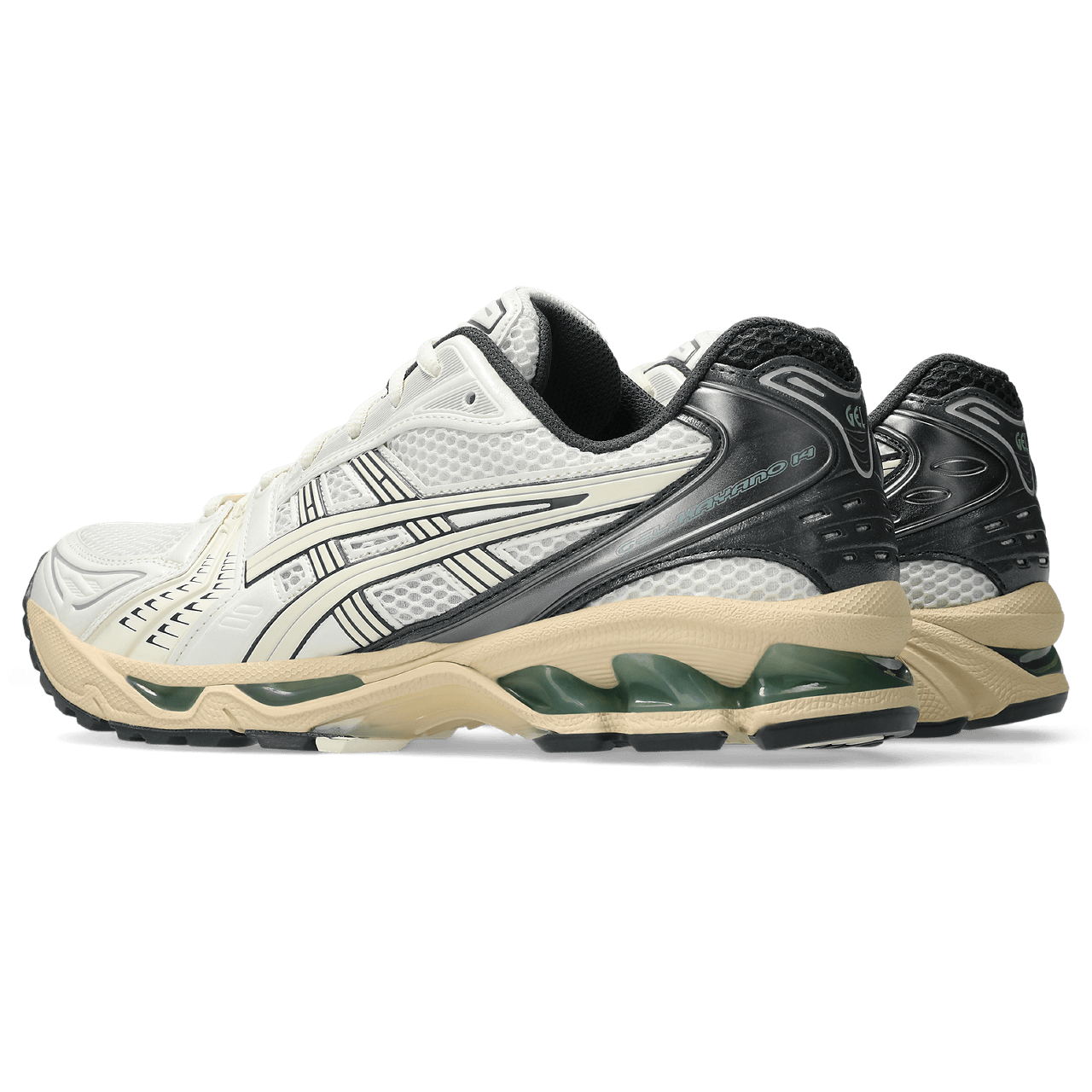 ASICS Gel Kayano 14 'Cream Obsidian Grey' — UK 3 | EU 36 | US 4 — Top View