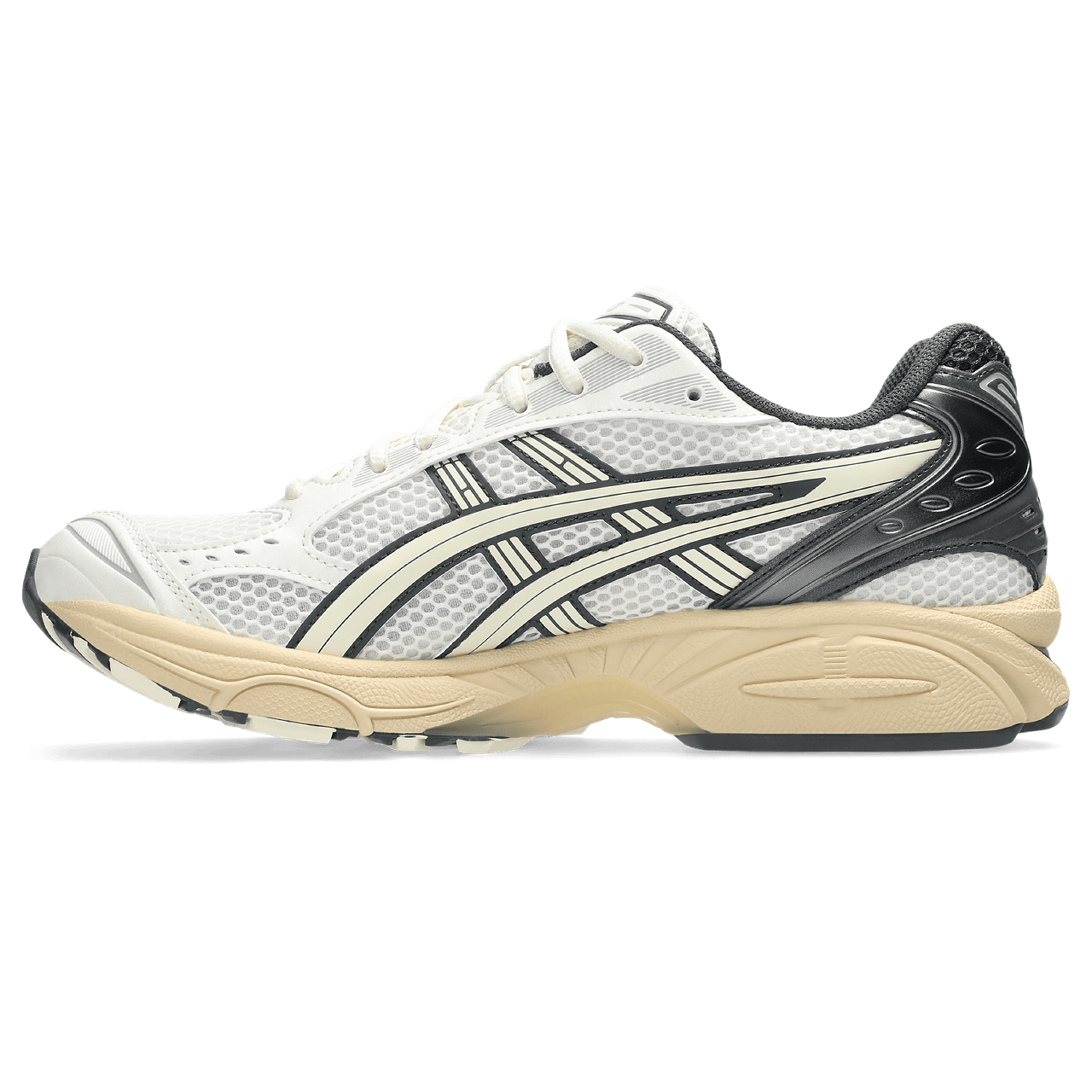 ASICS Gel Kayano 14 'Cream Obsidian Grey' — UK 3 | EU 36 | US 4 — Side View