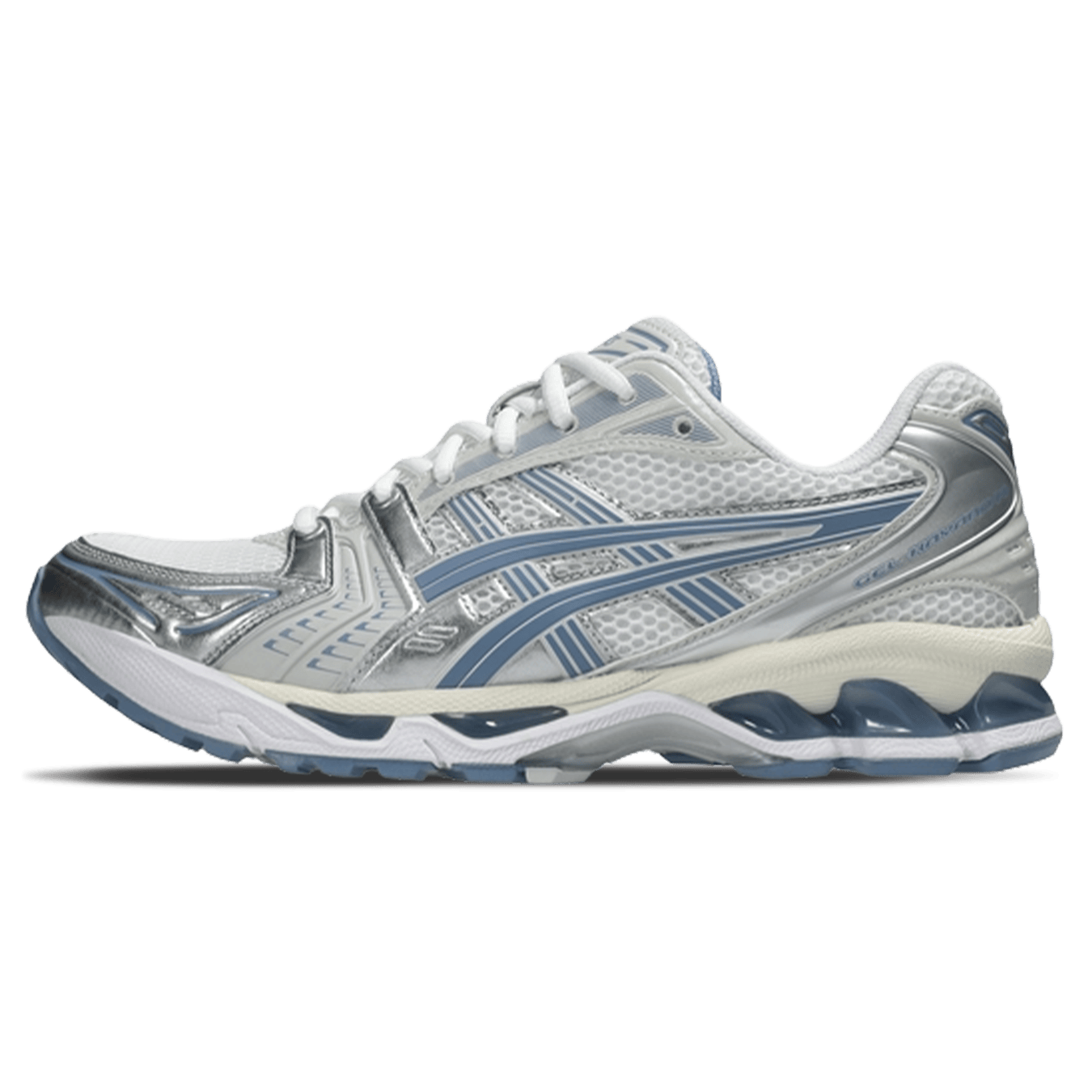 ASICS Gel Kayano 14 'White Light Navy' — UK 3 | EU 36 | US 4 — Front View