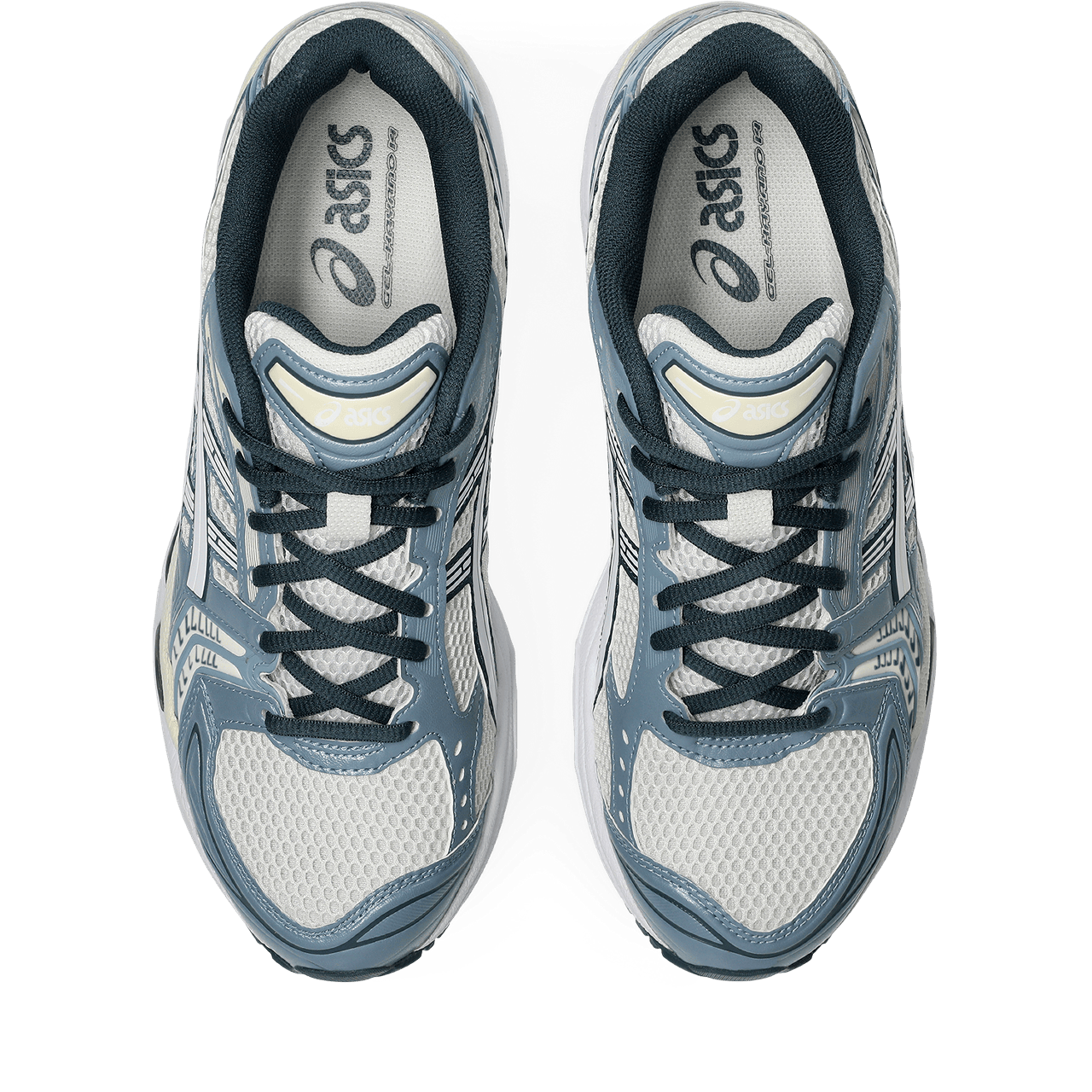 ASICS Gel Kayano 14 'Cream Raw Indigo' — UK 3 | EU 36 | US 4 — Lifestyle View