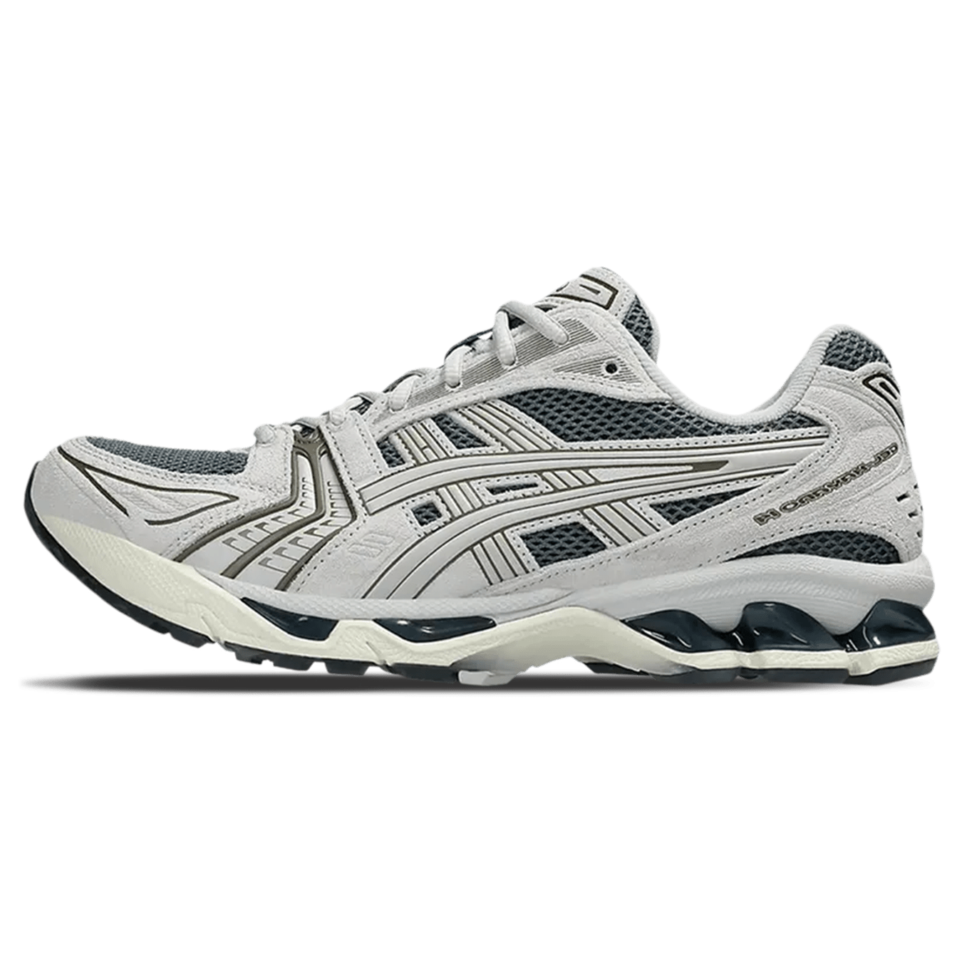 Asics Gel Kayano 14 'Ironclad Cloud Grey' — UK 3 | EU 36 | US 4 — Front View