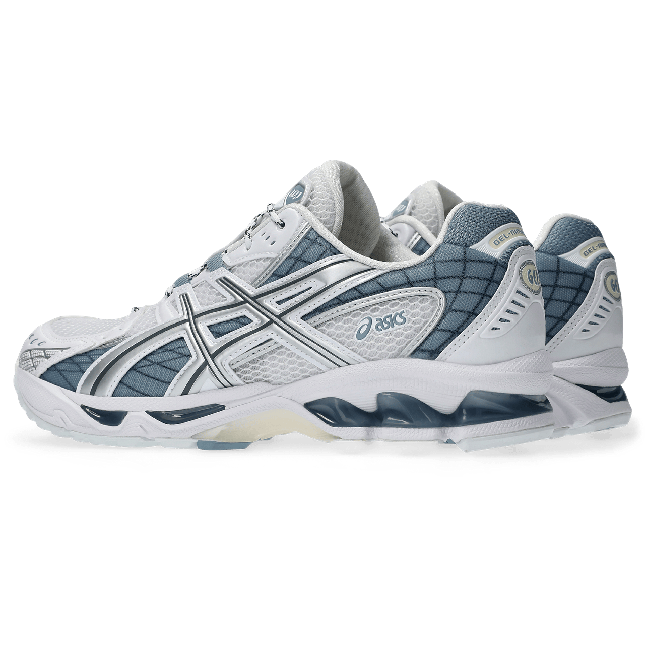 Asics Gel Nimbus 10.1 'White Slate Blue' — UK 3 | EU 36 | US 4 — Top View