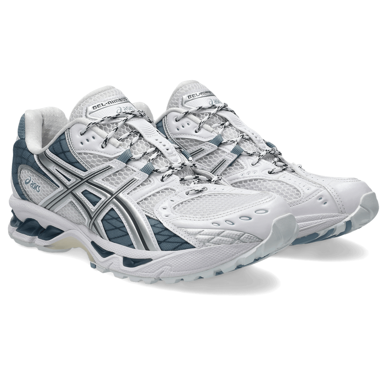 Asics Gel Nimbus 10.1 'White Slate Blue' — UK 3 | EU 36 | US 4 — Back View