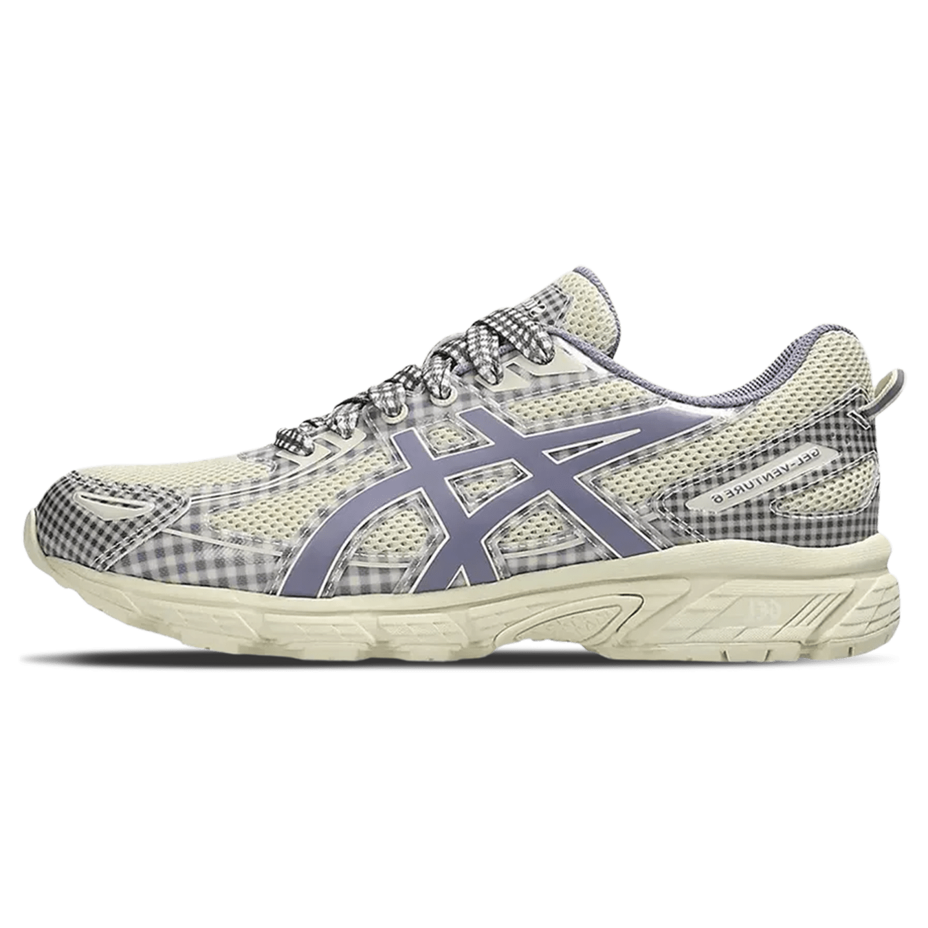 Story mfg. x Asics Gel Venture 6 'Vanilla Violet Quartz' — UK 3 | EU 36 | US 4 — Front View