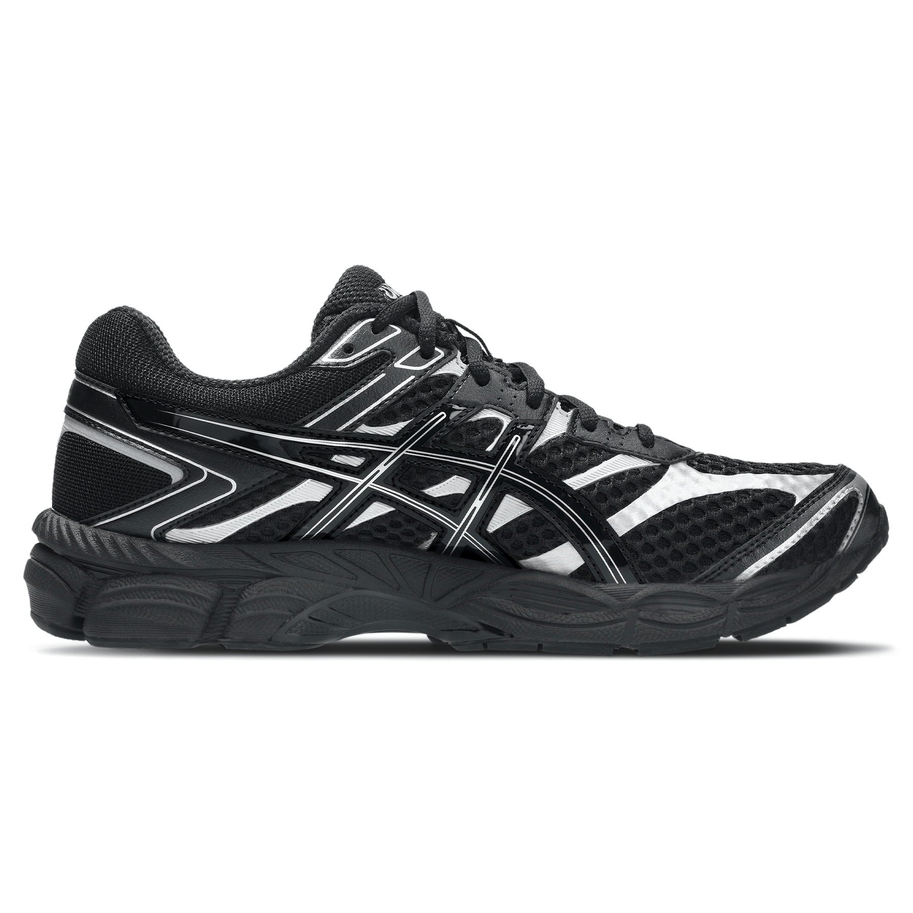 ASICS Gel Cumulus 16 'Black Black' — UK 3 | EU 36 | US 4 — Side View