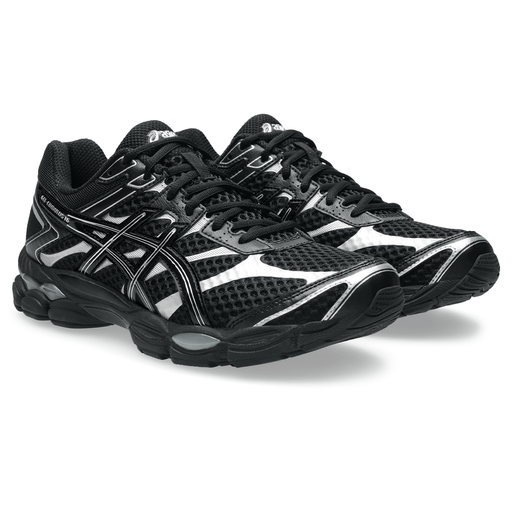 ASICS Gel Cumulus 16 'Black Black' — UK 3 | EU 36 | US 4 — Back View