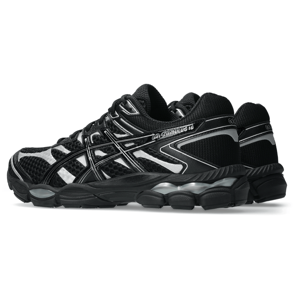 ASICS Gel Cumulus 16 'Black Black' — UK 3 | EU 36 | US 4 — Top View